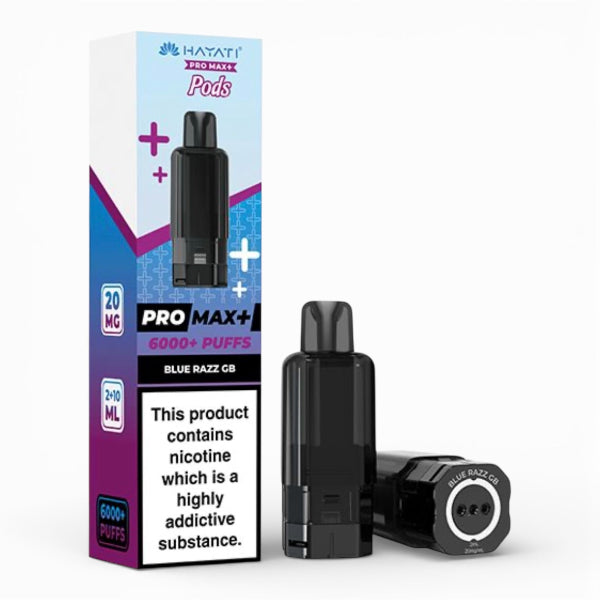 Hayati Pro Max Plus Refill Pod Pack | Blue Razz GB | Best4vapes
