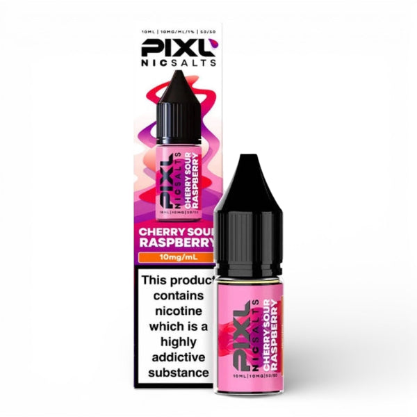 10ml Nic Salt E-liquid by Pixl | Cherry Sour Raspberry | Best4vapes