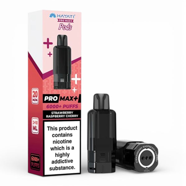 Hayati Pro Max Plus Refill Pod Pack | Strawberry Raspberry Cherry | Best4vapes