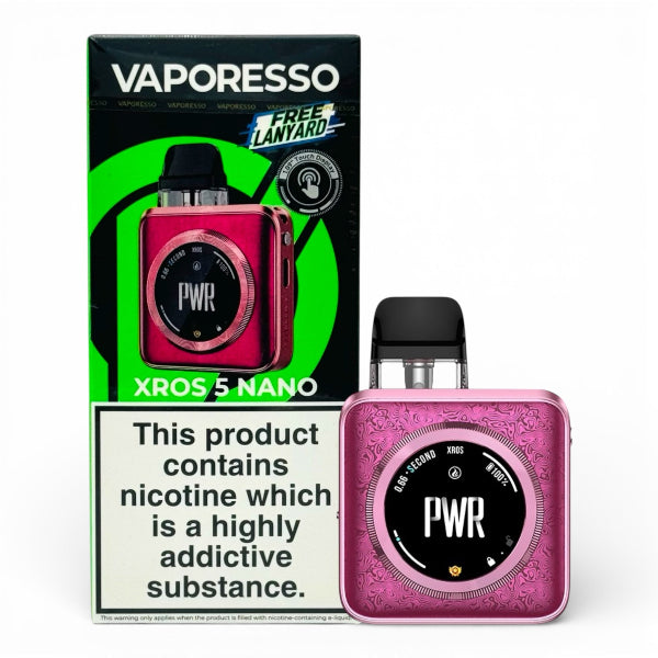 Vaporesso XROS 5 Nano Vape Kit | Damascus Pink | Best4vapes