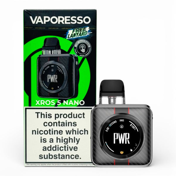 Vaporesso XROS 5 Nano Vape Kit | Black Satin | Best4vapes