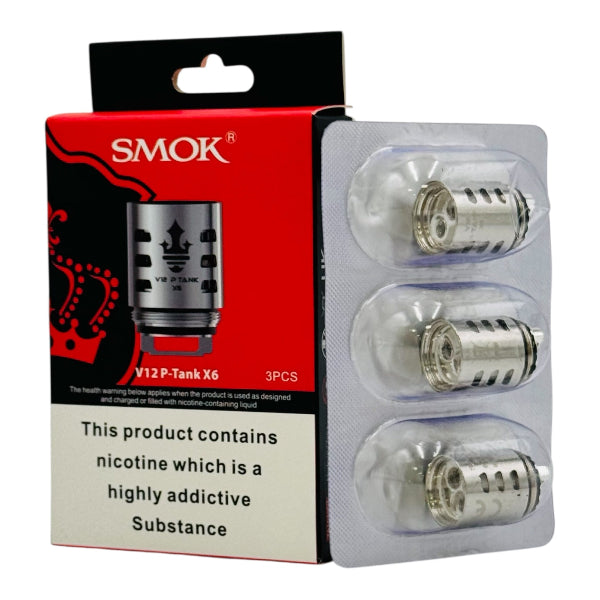 SMOK V12 P-Tank X6 Mesh Coils | Best4vapes