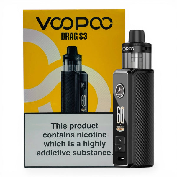 VooPoo Drag S3 Vape Kit | Spray Black | Best4vapes