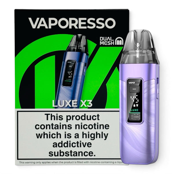 Vaporesso LUXE X3 Vape Kit | Fluid Purple | Best4vapes