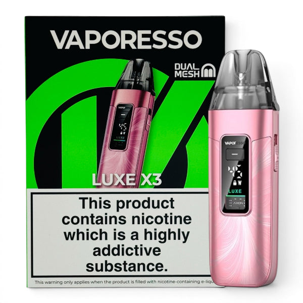 Vaporesso LUXE X3 Vape Kit | Sheer Pink | Best4vapes