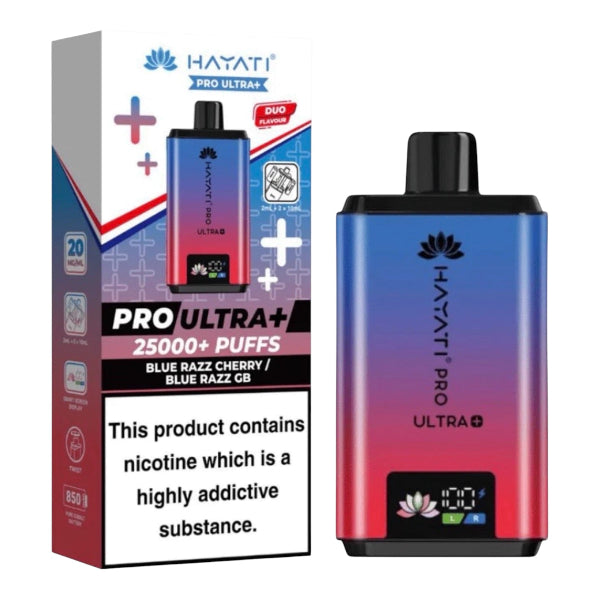 Hayati Pro Ultra Plus 25000 Vape Kit | Blue Razz Cherry / Blue Razz GB | Best4vapes