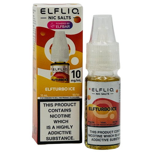 Elfturbo Ice 10ml Nic Salt E-liquid by Elf Bar ELFLIQ | Best4vapes