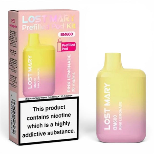 Lost Mary BM600 Prefilled Pod Kit | Pink Lemonade | Best4vapes