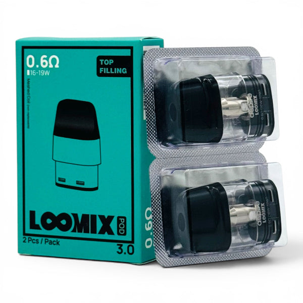 Aspire Loomix Replacement Pods | XL | 0.6ohm | Best4vapes