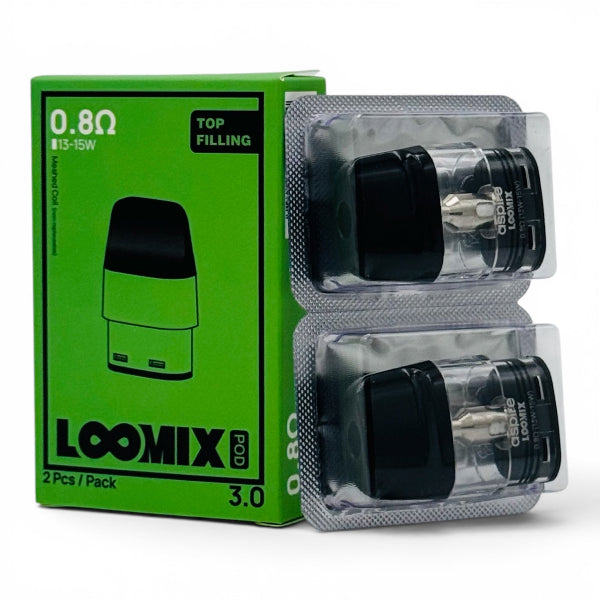 Aspire Loomix Replacement Pods | XL | 0.8ohm | Best4vapes