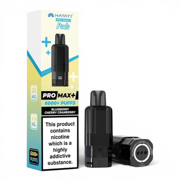 Hayati Pro Max Plus Refill Pod Pack | Blueberry Cherry Cranberry | Best4vapes