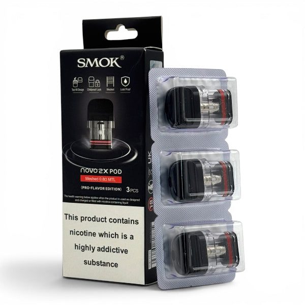 SMOK Novo 2X Replacement Pods | 0.8ohm | Best4vapes