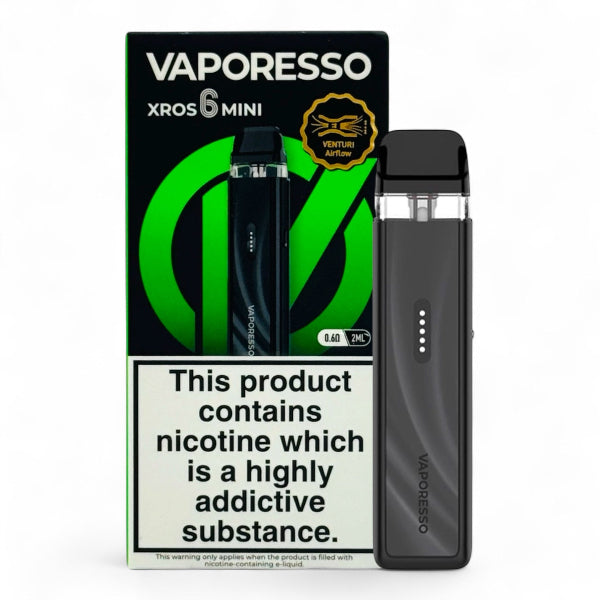 Vaporesso XROS 6 Mini Vape Kit | Black | Best4vapes