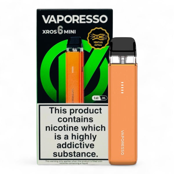 Vaporesso XROS 6 Mini Vape Kit | Jelly Orange | Best4vapes