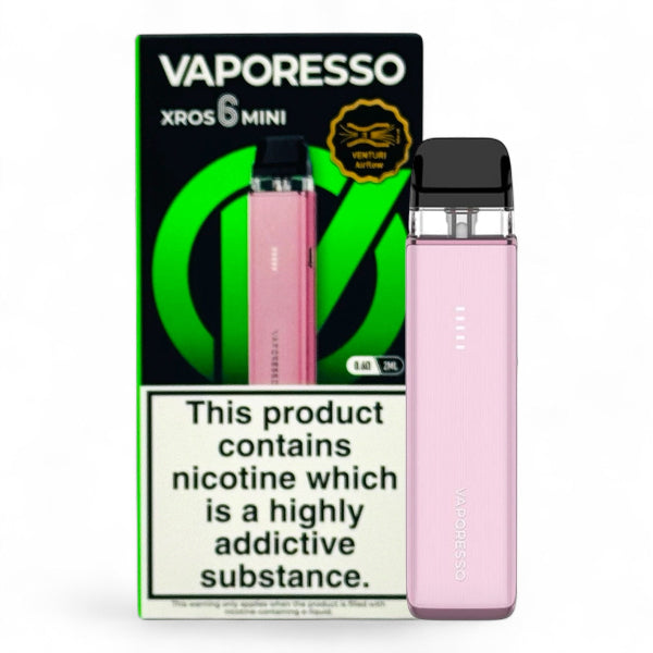 Vaporesso XROS 6 Mini Vape Kit | Jelly Pink | Best4vapes