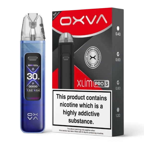 OXVA Xlim Pro 3 Vape Kit | Forged Blue | Best4vapes