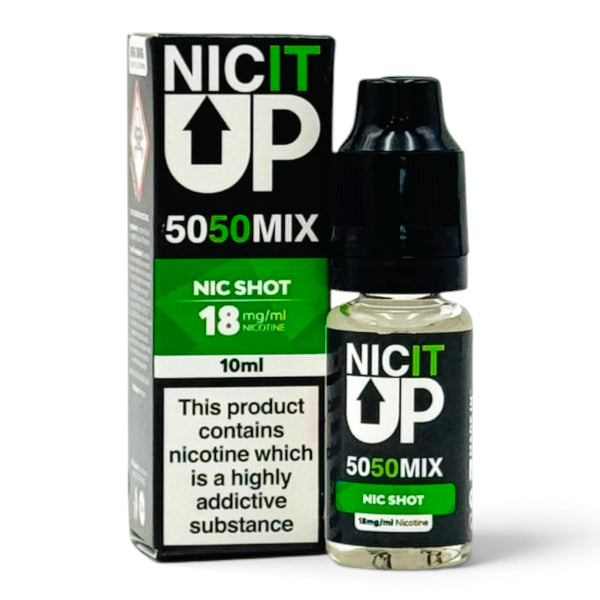Nic It Up 50-50 VG Nicotine Shot by Vampire Vape (18mg) 10ml - Best4vapes