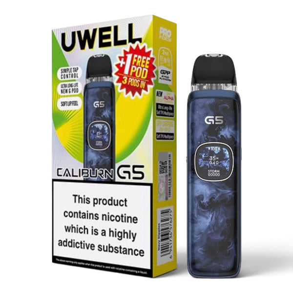 Uwell Caliburn G5 Vape Kit | Navy Ripples | Best4vapes