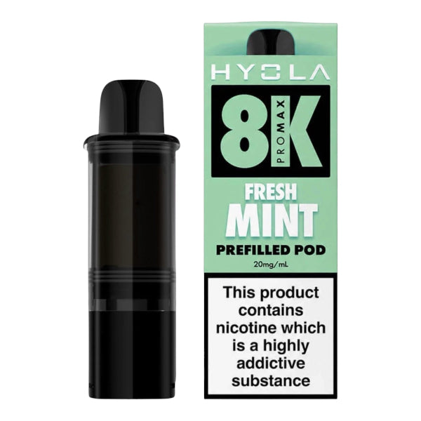 Hyola Pro Max 8000 Refill Pod Pack | Fresh Mint | Best4vapes