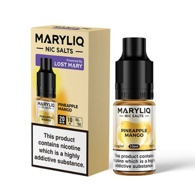 Pineapple Mango 10ml Nic Salt E-liquid by Lost Mary Maryliq | Best4vapes