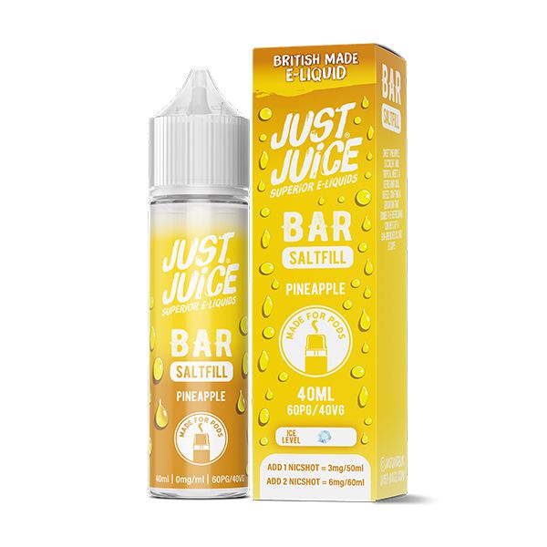 Pineapple 40ml Bar Short Fill E-liquid by Just Juice | Best4vapes