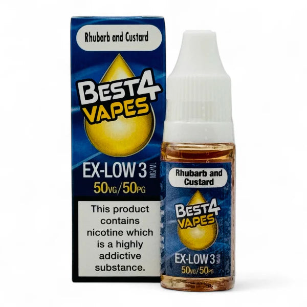 Rhubarb and Custard E-Liquid by Best4vapes (10ml) - Best4vapes