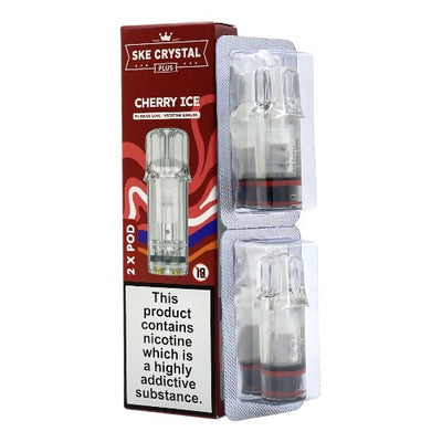 SKE Crystal Plus Prefilled Pods | Cherry Ice | Best4vapes