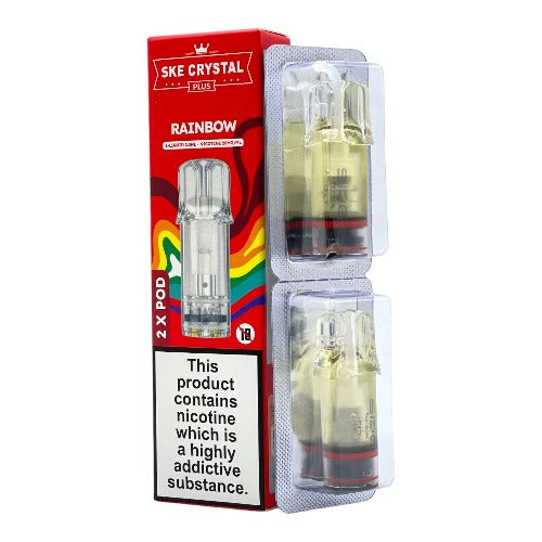 SKE Crystal Plus Prefilled Pods | Rainbow | Best4vapes