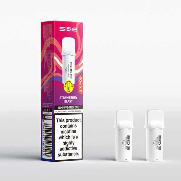 SKE 600 Pro Prefilled Pods | Strawberry Blast | Best4vapes