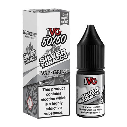 Silver Tobacco 10ml E-liquid by IVG | Best4vapes