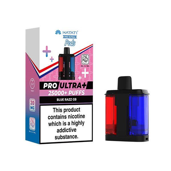 Hayati Pro Ultra Plus 25000 Pods | Blue Razz GB | Best4vapes