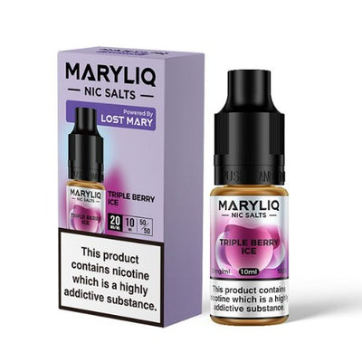 Triple Berry Ice 10ml Nic Salt E-liquid by Lost Mary Maryliq | Best4vapes