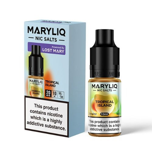Tropical Island 10ml Nic Salt E-liquid by Lost Mary Maryliq | Best4vapes