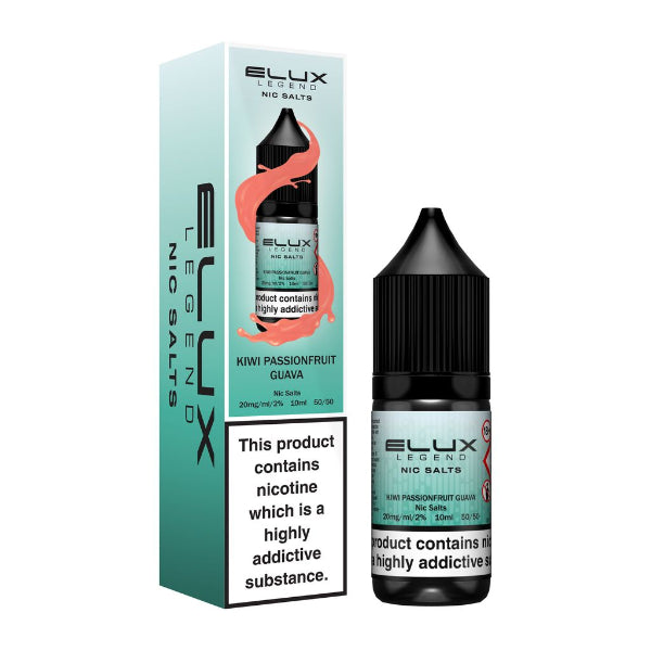 Kiwi Passionfruit Guava 10ml Nic Salt E-liquid by Elux Legend | Best4vapes