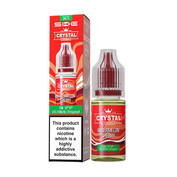 Watermelon Cherry 10ml Nic Salt E-liquid by SKE Crystal | Best4vapes