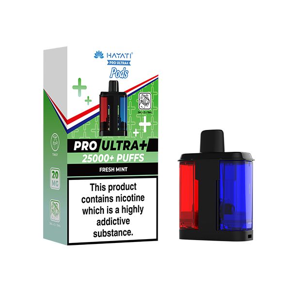 Hayati Pro Ultra Plus 25000 Pods | Fresh Mint | Best4vapes