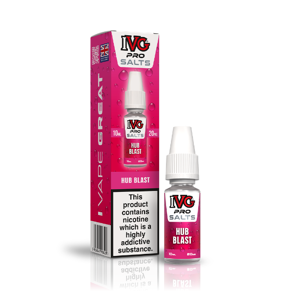 Hub Blast 10ml Nic Salt E-liquid by IVG Pro Salts | Best4vapes