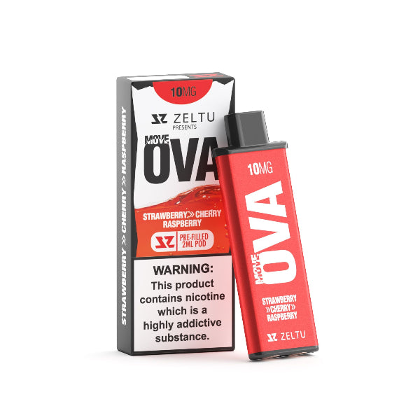 Zeltu X3 Prefilled Pods | Move Ova | Strawberry Cherry Raspberry | Best4vapes