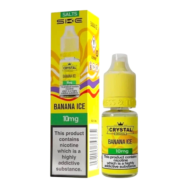 Banana Ice 10ml Nic Salt E-liquid by SKE Crystal | Best4vapes