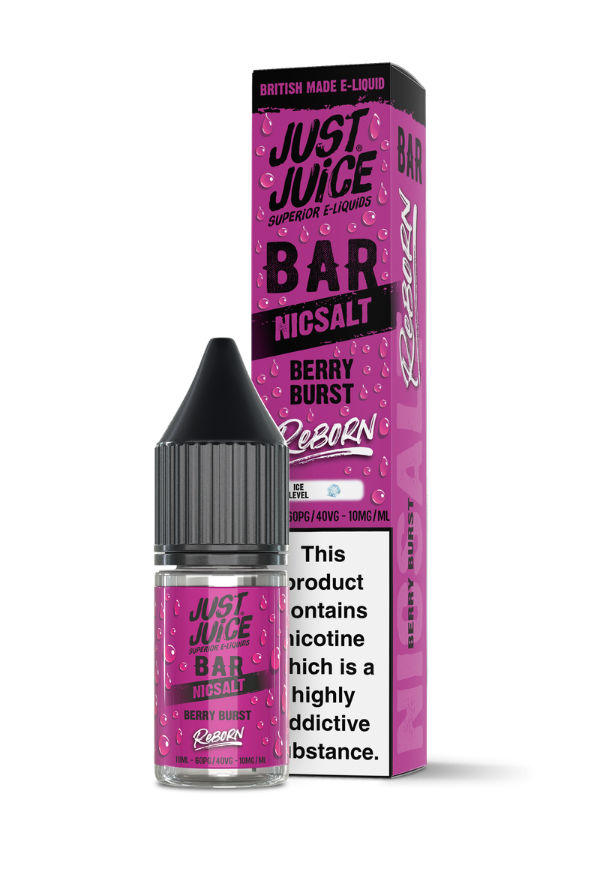 Berry Burst 10ml Nic Salt E-liquid by Just Juice Bar Reborn | Best4vapes