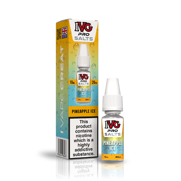 Pineapple Ice 10ml Nic Salt E-liquid by IVG Pro Salts | Best4vapes