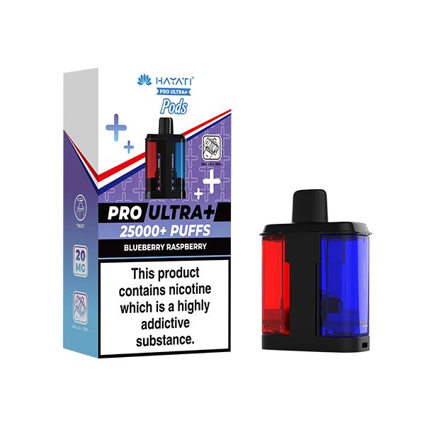Hayati Pro Ultra Plus 25000 Pods | Blueberry Raspberry | Best4vapes