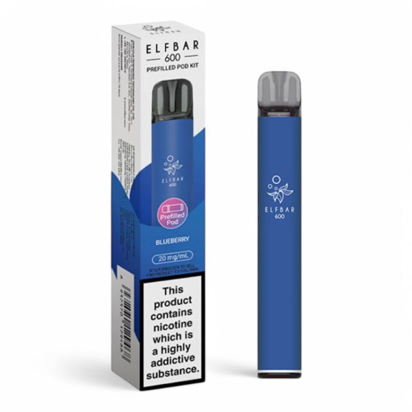 Elf Bar 600 Prefilled Vape Kit | Blueberry | Best4vapes