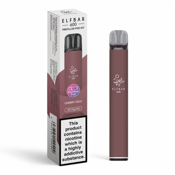 Elf Bar 600 Prefilled Vape Kit | Cherry Cola | Best4vapes