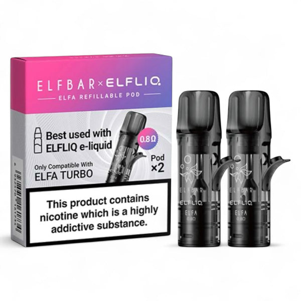 Elf Bar Elfliq Elfa Turbo Refillable Pods | Best4vapes