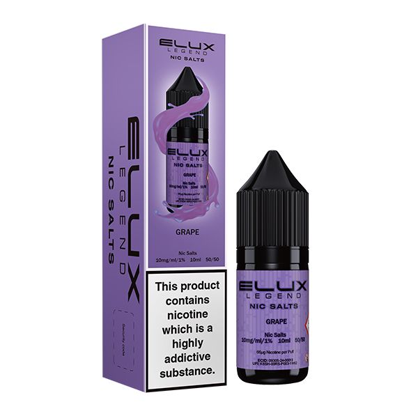 Grape 10ml Nic Salt E-liquid by Elux Legend | Grape | Best4vapes