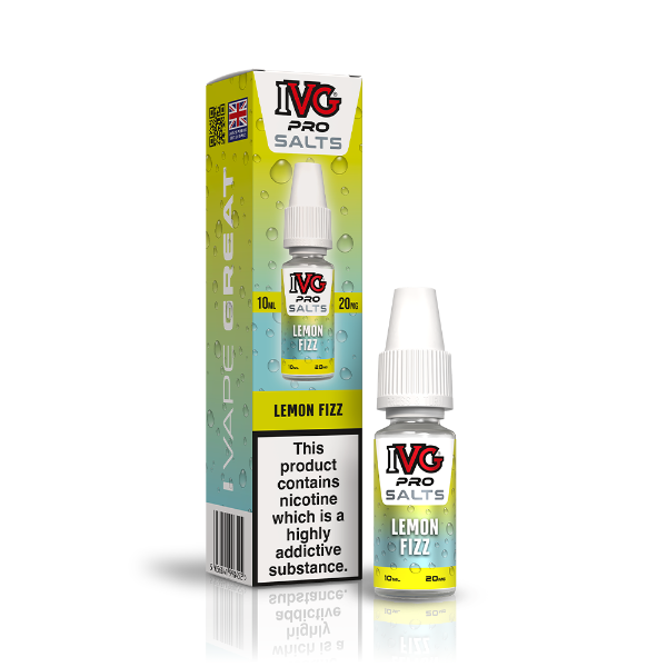 Lemon Fizz 10ml Nic Salt E-liquid by IVG Pro Salts | Best4vapes