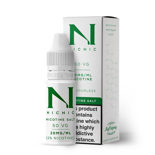 50% VG 20mg Nicotine Shot By Nic Nic | Best4vapes