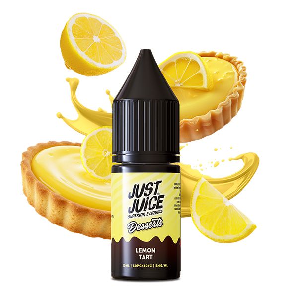 Lemon Tart 10ml Nic Salt E-liquid by Just Juice Desserts | Best4vapes