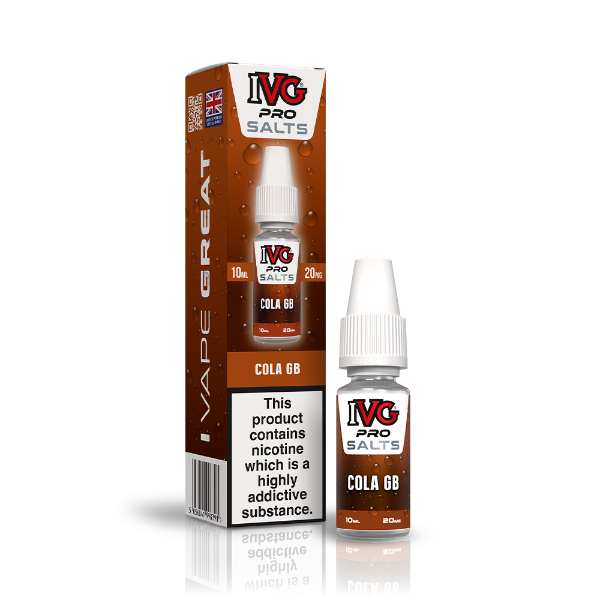 Cola GB 10ml Nic Salt E-liquid by IVG Pro Salts | Best4vapes